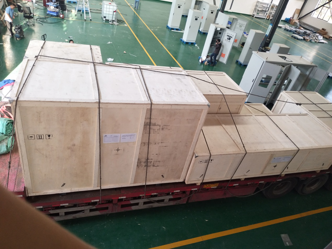 Our company's high-power rectification project equipment of Buxi, Italy is loaded and shipped in July 2019